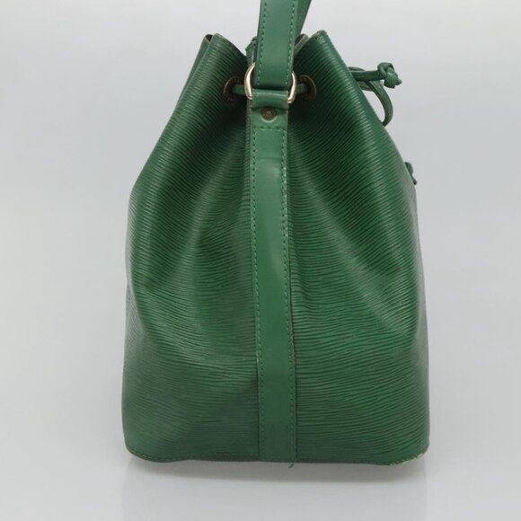LOUIS VUITTON Epi Petit Noe Shoulder Bag Green LV Auth - Picture 5 of 16